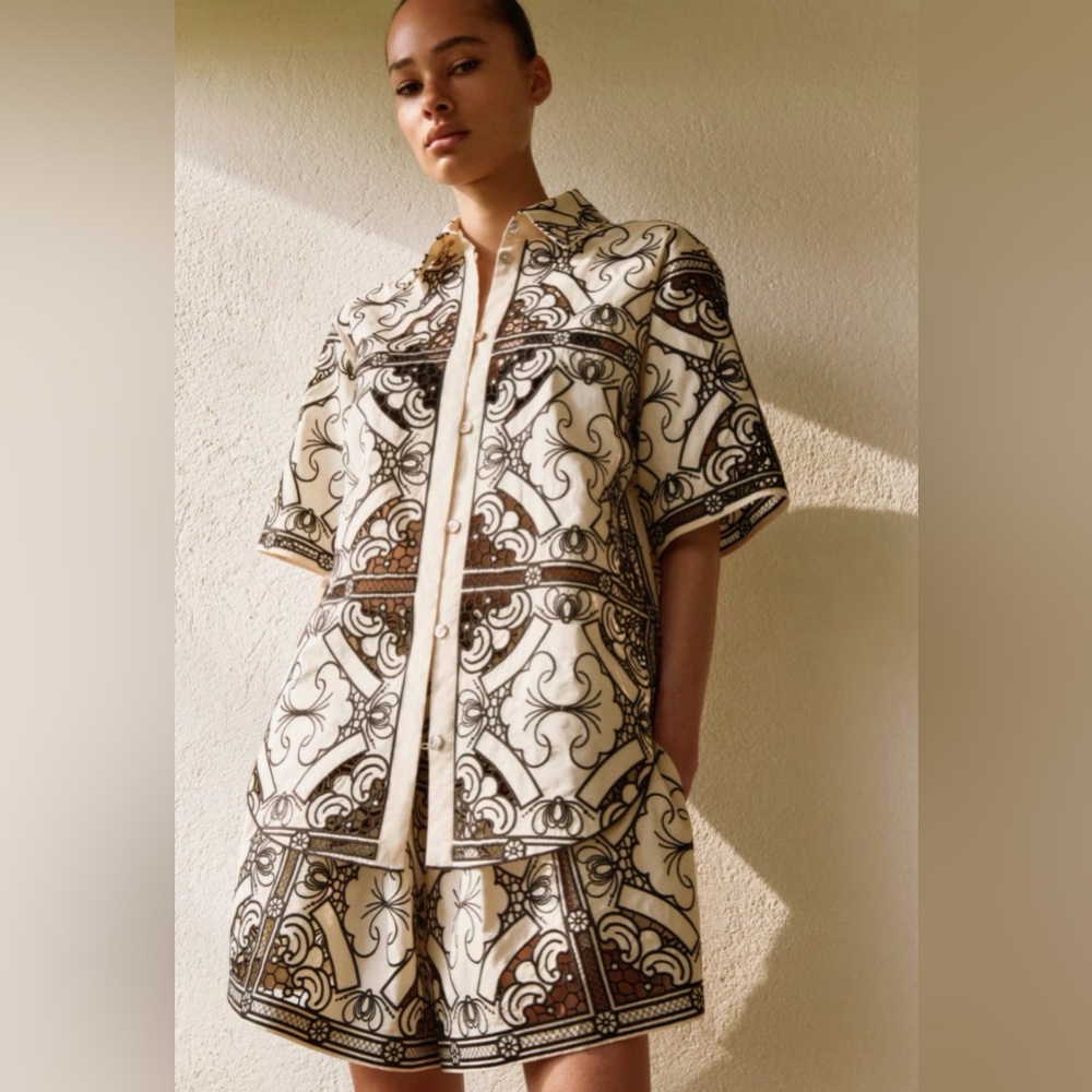 H&M embroidered set